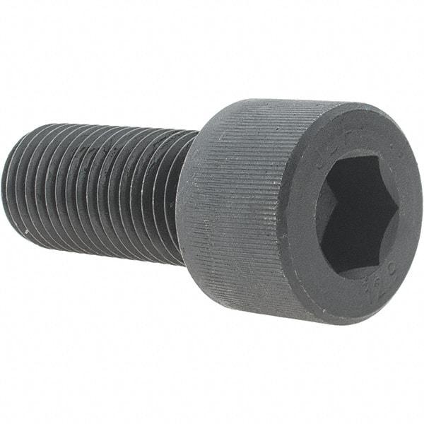 Value Collection - M30x3.50 Metric Coarse Hex Socket Drive, Socket Cap Screw - Grade 12.9 Alloy Steel, Black Oxide Finish, Fully Threaded, 70mm Length Under Head - Industrial Tool & Supply