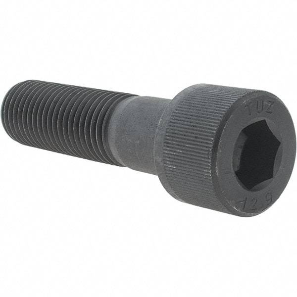 Value Collection - M30x3.50 Metric Coarse Hex Socket Drive, Socket Cap Screw - Grade 12.9 Alloy Steel, Black Oxide Finish, Partially Threaded, 110mm Length Under Head - Industrial Tool & Supply