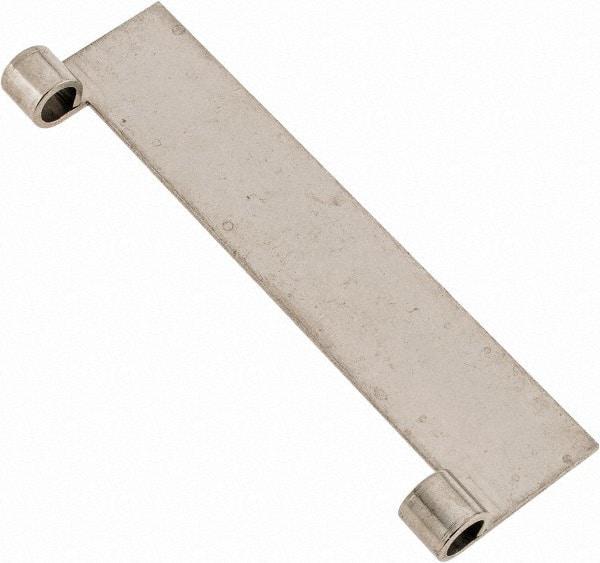 Value Collection - 4" Long x 1" Wide x 0.05" Thick, Keeper Hinge - Stainless Steel - Industrial Tool & Supply
