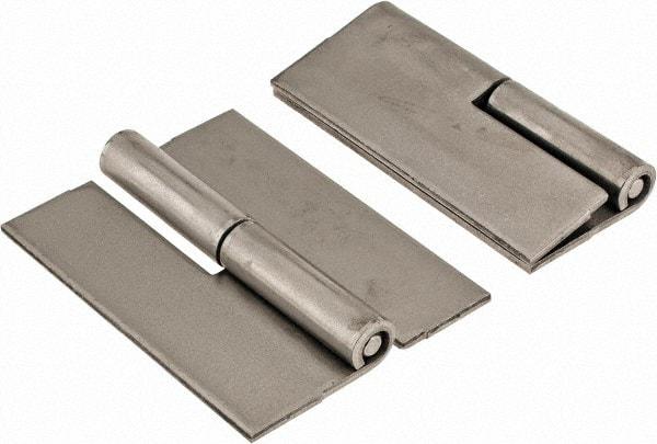 Value Collection - 1.87" Wide x 0.075" Thick, Slip Joint Hinge - Steel, Plain Finish - Industrial Tool & Supply
