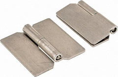 Value Collection - 1.44" Wide x 0.05" Thick, Slip Joint Hinge - Aluminum, Plain Finish - Industrial Tool & Supply