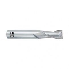 5/16 Dia. x 2-1/2 Overall Length 2-Flute Square End Solid Carbide SE End Mill-Round Shank-Center Cutting-Uncoated - Industrial Tool & Supply