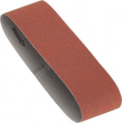 Porter-Cable - 3" Wide x 21" OAL, 120 Grit, Zirconia Alumina Abrasive Belt - Zirconia Alumina, Fine, Coated, X Weighted Cloth Backing, Dry - Industrial Tool & Supply