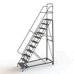 TRI-ARC - Rolling & Wall Mounted Ladders & Platforms Type: Rolling Warehouse Ladder Style: Rolling Safety Ladder - Industrial Tool & Supply