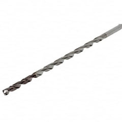 Iscar - 8mm 140° 2-Flute Solid Carbide Extra Length Drill Bit - Industrial Tool & Supply