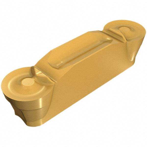 Iscar - 840FGMA Grade IC07, 8mm Cutting Width Carbide Grooving Insert - 4mm Max Depth of Cut, Neutral, 4mm Corner Radius, Uncoated - Industrial Tool & Supply