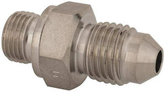 Iscar - 1 Piece, 7/16" Hose ID, Male to Female Coolant Hose Adapter - 1/8-28 & 7/16-20" BSPP & UNF, For Grooving & Turning Tools, Grooving, Parting & Recessing Holders, Lever Lock Toolholders & Screw Lock Toolholders - Industrial Tool & Supply