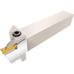 Iscar - HFH, External, Left Hand, 1.26" Max Depth of Cut, 0.197" Max Groove Width, Indexable Grooving Tool Holder - H.PL 50.. Insert Compatibility, 1" Shank Height, 1" Shank Width, 6" OAL - Industrial Tool & Supply