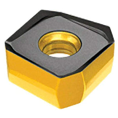 Iscar - S845 SXMU1606 MM Grade IC5400 Carbide Milling Insert - TiCN/Al2O3/TiN Finish, 0.3004" Thick, 0.6378" Inscribed Circle, 0.8mm Corner Radius - Industrial Tool & Supply