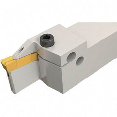 Iscar - GHD, External, Right Hand, 25mm Max Depth of Cut, 6.6 to 8.3mm Groove Width, Indexable Grooving Tool Holder - GDM.., GI.. Insert Compatibility, 32mm Shank Height, 32mm Shank Width, 170mm OAL, Through Coolant - Industrial Tool & Supply