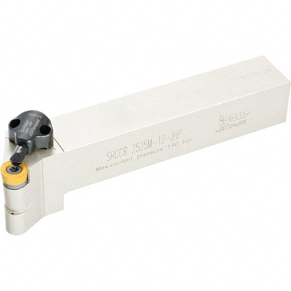 Iscar - SVJC, Right Hand Cut, 93° Lead Angle, 1" Shank Height x 1" Shank Width, Neutral Rake Indexable Turning Toolholder - 6" OAL, VC..33.. Insert Compatibility, Series Isoturn, JetHPLine - Industrial Tool & Supply