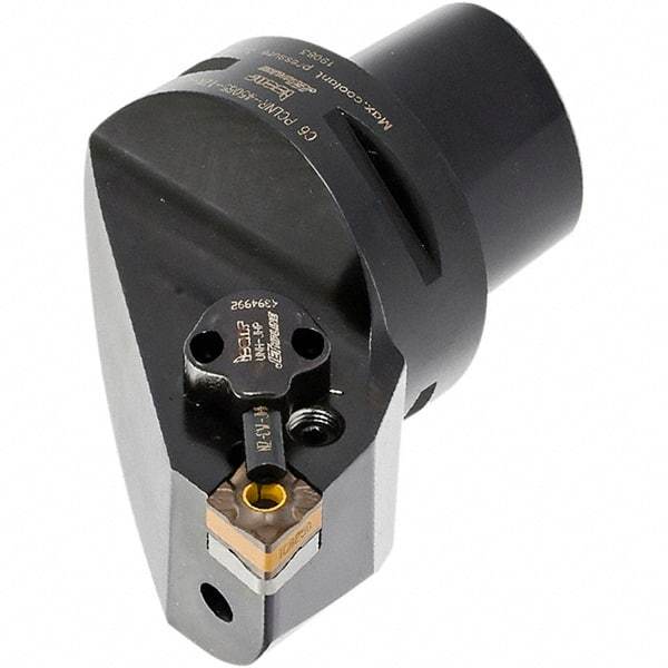 Iscar - Left Hand Cut, Size C4, Various Insert Compatiblity, External Modular Turning & Profiling Cutting Unit Head - 27mm Ctr to Cutting Edge, 50mm Head Length, Through Coolant, Series CAMFIX, Heliturn LD, JetHPLine - Industrial Tool & Supply