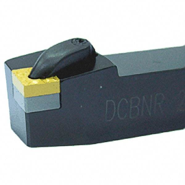 Iscar - DCBN, Left Hand Cut, 75° Lead Angle, 25mm Shank Height x 25mm Shank Width, Negative Rake Indexable Turning Toolholder - 150mm OAL, CN.. Insert Compatibility, Series Isoturn - Industrial Tool & Supply