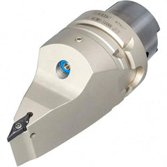 Iscar - PLAN, Right Hand Cut, 32mm Shank Height x 32mm Shank Width, Negative Rake Indexable Turning Toolholder - 170mm OAL, LNMX Insert Compatibility, Series Heliturn - Industrial Tool & Supply