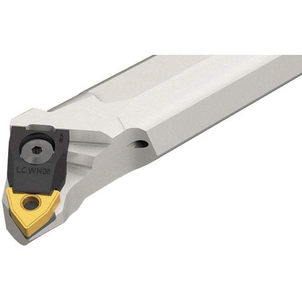 Iscar - A-MULN, Left Hand Cut, 1.142" Shank Height x 1-1/4" Shank Width, Negative Rake Indexable Turning Toolholder - 14" OAL, Series Multi-Wedge - Industrial Tool & Supply