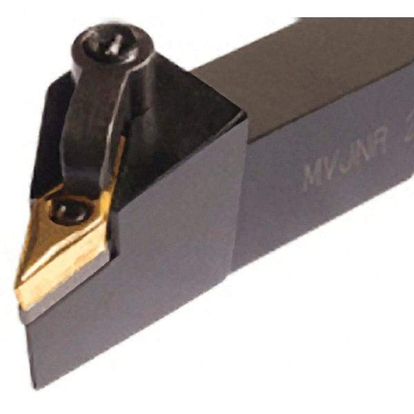 Iscar - MVJN, Left Hand Cut, 25mm Shank Height x 25mm Shank Width, Negative Rake Indexable Turning Toolholder - 150mm OAL, VN.. Insert Compatibility, Series Isoturn - Industrial Tool & Supply