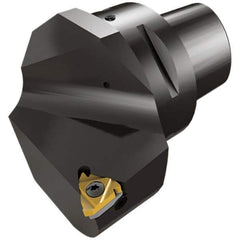 Iscar - Multiple Insert Styles, 50mm Head Length, Right Hand Cut, External Modular Threading Cutting Unit Head - System Size C4, 27mm Center to Cutting Edge, Series IscarThread - Industrial Tool & Supply