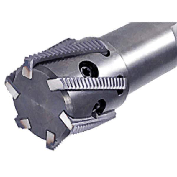 Iscar - 1.26" Cut Diam, 2.36" Max Depth of Cut, 1-1/4" Shank Diam, Internal/External Indexable Thread Mill - Insert Style MTH-BSPT, MTH-F, MTH-ISO, MTH-NPT, MTH-UN, MTH-W, 1.26" Insert Size, 5 Inserts, Toolholder Style MTSRH, 5" OAL - Industrial Tool & Supply