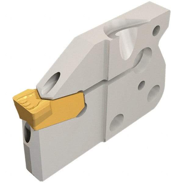 Iscar - Left Hand Cut, 4mm Insert Width, Cutoff & Grooving Support Blade for Indexables - 16mm Max Depth of Cut, 7.2mm Head Projection - Industrial Tool & Supply