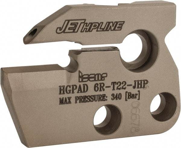 Iscar - Right Hand Cut, 6.35mm Insert Width, Cutoff & Grooving Support Blade for Indexables - 22mm Max Depth of Cut, 7.2mm Head Projection - Industrial Tool & Supply