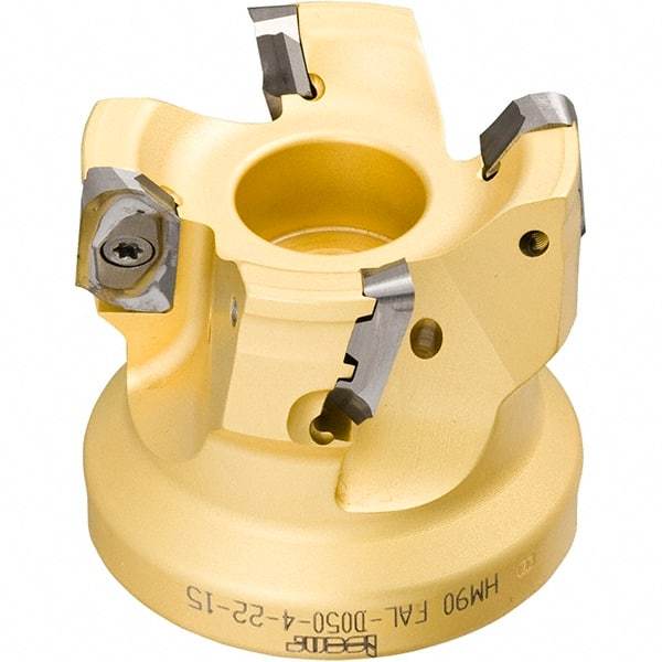 Iscar - Arbor Hole Connection, 0.118" Cutting Width, 14.8mm Depth of Cut, 63mm Cutter Diam, 22mm Hole Diam, 8 Tooth Indexable Slotting Cutter - SDN Toolholder, LNET Insert, Right Hand Cutting Direction - Industrial Tool & Supply