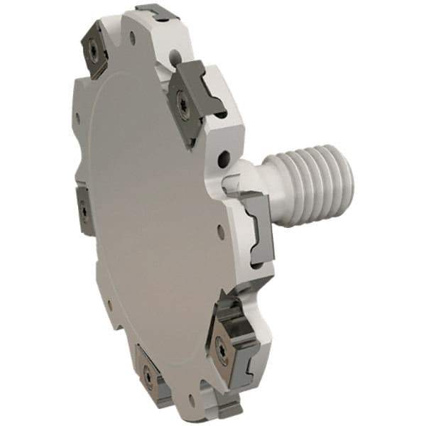 Iscar - Modular Connection Connection, 0.118" Cutting Width, 0.512" Depth of Cut, 40mm Cutter Diam, 6 Tooth Indexable Slotting Cutter - ETS-LN08-M Toolholder, LNET Insert, Right Hand Cutting Direction - Industrial Tool & Supply