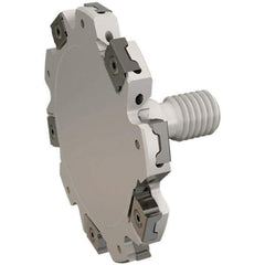 Iscar - Modular Connection Connection, 0.118" Cutting Width, 0.512" Depth of Cut, 40mm Cutter Diam, 6 Tooth Indexable Slotting Cutter - ETS-LN08-M Toolholder, LNET Insert, Right Hand Cutting Direction - Industrial Tool & Supply