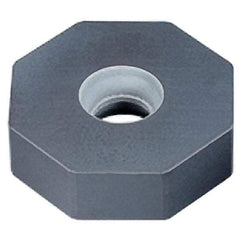 Iscar - ONHQ0806 TN Grade IS8 Ceramic Milling Insert - Uncoated, 0.2362" Thick, 0.7953" Inscribed Circle - Industrial Tool & Supply