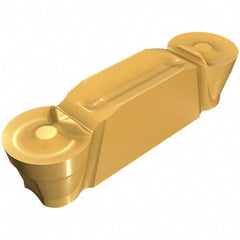 Iscar - 600300FGPA YZ Grade ID5, 6mm Cutting Width Polycrystalline Diamond (PCD) Grooving Insert - 3mm Max Depth of Cut, Neutral, 3mm Corner Radius, Uncoated - Industrial Tool & Supply