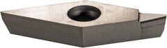 Iscar - VCGT331 DW Grade ID5 Polycrystalline Diamond (PCD) Turning Insert - Uncoated, 35° Diamond, 3/8" Inscr Circle, 3/16" Thick, 1/64" Corner Radius - Industrial Tool & Supply