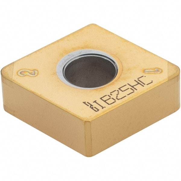 Iscar - CNMA433 MW4 Grade IB25HC PCBN Turning Insert - TiN Finish, 80° Diamond, 1/2" Inscr Circle, 3/16" Thick, 3/64" Corner Radius - Industrial Tool & Supply