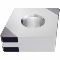 Iscar - CNGA432 WG Grade IB55 CBN Turning Insert - Uncoated, 80° Diamond, 1/2" Inscr Circle, 3/16" Thick, 1/32" Corner Radius - Industrial Tool & Supply