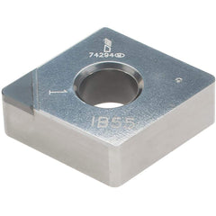 Iscar - CNMA432 T Grade IB55 CBN Turning Insert - Uncoated, 80° Diamond, 1/2" Inscr Circle, 3/16" Thick, 1/32" Corner Radius - Industrial Tool & Supply
