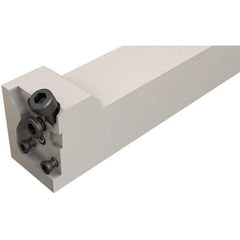 Iscar - MAHP, External, Right Hand, Indexable Grooving Tool Holder - 20mm Shank Height, 20mm Shank Width, 5-1/2" OAL, Through Coolant - Industrial Tool & Supply