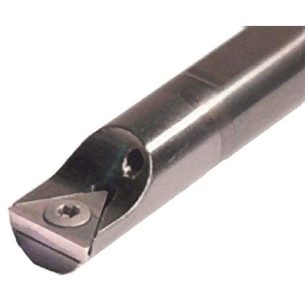 Iscar - 0.689" Min Bore Diam, 8" OAL, 5/8" Shank Diam, E-STFPR Indexable Boring Bar - TP.. 2.. Insert, Screw Holding Method - Industrial Tool & Supply