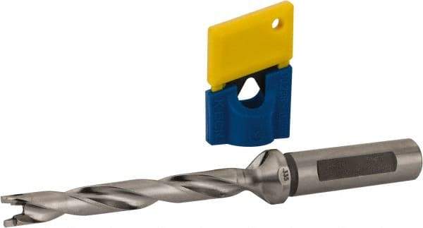 Iscar - 0.335" to 0.351" Diam, 8xD, 2.68" Max Depth, 1/2" Shank Diam, 5.05" OAL, Replaceable-Tip Drill - FCP, ICK, ICK-2M, ICM, ICN, ICP, iCP-2M Insert, 8 Seat Size, 45390168 Toolholder, Series SumoCham - Industrial Tool & Supply