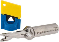 Iscar - 0.433" to 0.449" Diam, 3xD, 1.3" Max Depth, 5/8" Shank Diam, 3.84" OAL, Replaceable-Tip Drill - FCP, ICK, ICK-2M, ICM, ICN, ICP, iCP-2M Insert, 11 Seat Size, 45390838 Toolholder, Series SumoCham - Industrial Tool & Supply