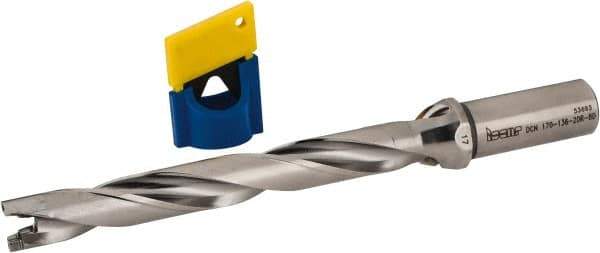 Iscar - 17mm to 17.9mm Diam, 8xD, 136mm Max Depth, 20mm Shank Diam, 212.9mm OAL, Replaceable-Tip Drill - FCP, ICK, ICK-2M, ICM, ICN, ICP, iCP-2M Insert, 17 Seat Size, 45390929 Toolholder, Series SumoCham - Industrial Tool & Supply