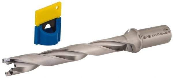 Iscar - 0.787" to 0.823" Diam, 8xD, 6.3" Max Depth, 1" Shank Diam, 9.74" OAL, Replaceable-Tip Drill - FCP, ICK, ICK-2M, ICM, ICN, ICP, iCP-2M Insert, 20 Seat Size, 45390994 Toolholder, Series SumoCham - Industrial Tool & Supply