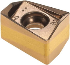 Iscar - H490 ANKX120508 Grade IC5100 Carbide Milling Insert - TiCN/Al2O3 Finish, 0.3602" Thick, 0.8mm Corner Radius - Industrial Tool & Supply