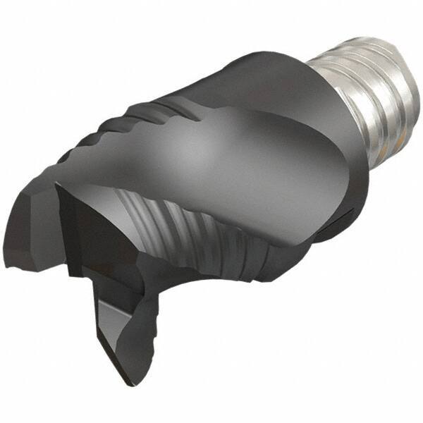 Iscar - MM ERA Grade IC08 Carbide End Milling Tip Insert - Uncoated, 3 Flutes, 25mm Cutting Diam, 19mm Depth of Cut, 37mm Extension, 0.008" Cnr Rad, 45° Helix - Industrial Tool & Supply