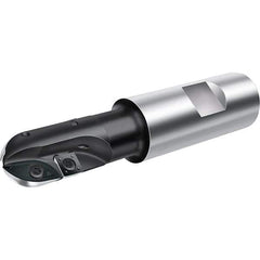Walter - 20mm Cut Diam, 28mm Max Depth of Cut, 20mm Shank Diam, 110mm OAL, Indexable Ball Nose End Mill - 22,200 Max RPM - Industrial Tool & Supply