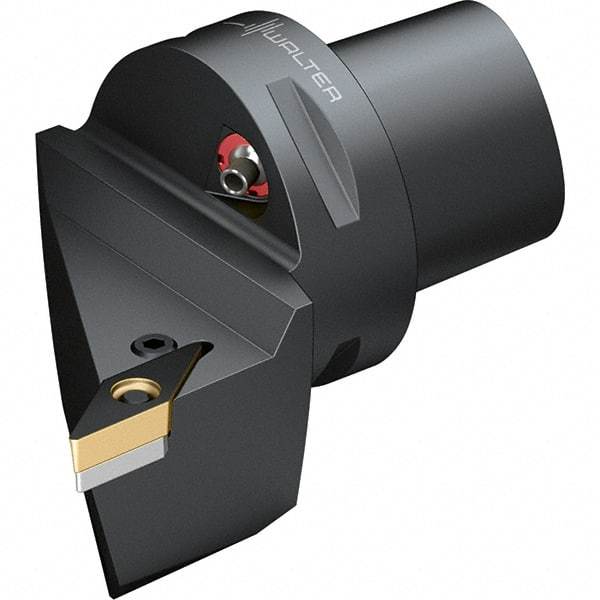 Walter - 93° Lead Angle, Indexable Turning Toolholder - 103mm OAL, Series PVJB-CAPTO-AUSSEN - Industrial Tool & Supply