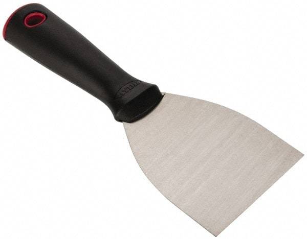 Hyde Tools - 3" Wide Carbon Steel Taping Knife - Flexible, Polypropylene Handle - Industrial Tool & Supply