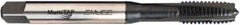 Emuge - 3/8-24 UNF, 4 Flute, Nitride/Oxide Finish, Vanadium High Speed Steel Spiral Point Tap - Plug Chamfer, Right Hand Thread, 3-15/16" OAL, 2B/3B Class of Fit - Exact Industrial Supply