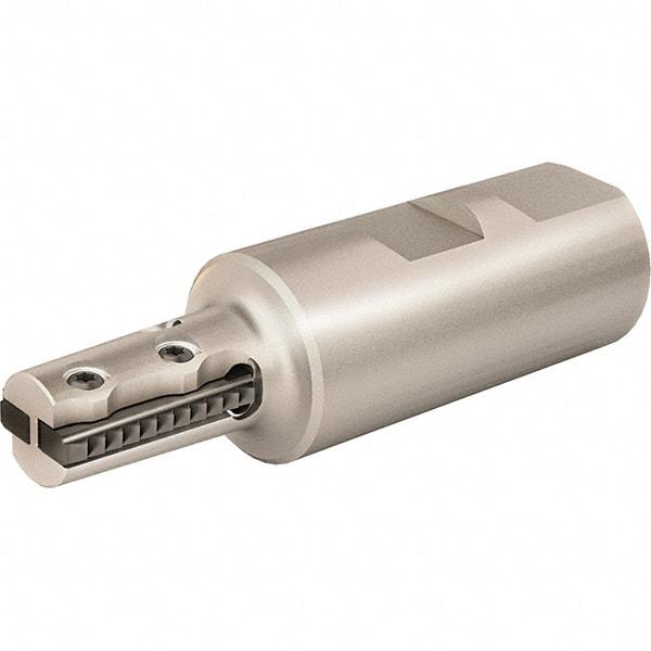 Vargus - 1.118" Cut Diam, 1.7" Max Depth of Cut, 1" Shank Diam, Internal/External Indexable Thread Mill - Insert Style 25S, 4 Inserts, Toolholder Style RTMNC, 4.094" OAL - Industrial Tool & Supply