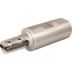 Vargus - 1.118" Cut Diam, 1.7" Max Depth of Cut, 1" Shank Diam, Internal/External Indexable Thread Mill - Insert Style 25S, 4 Inserts, Toolholder Style RTMNC, 4.094" OAL - Industrial Tool & Supply