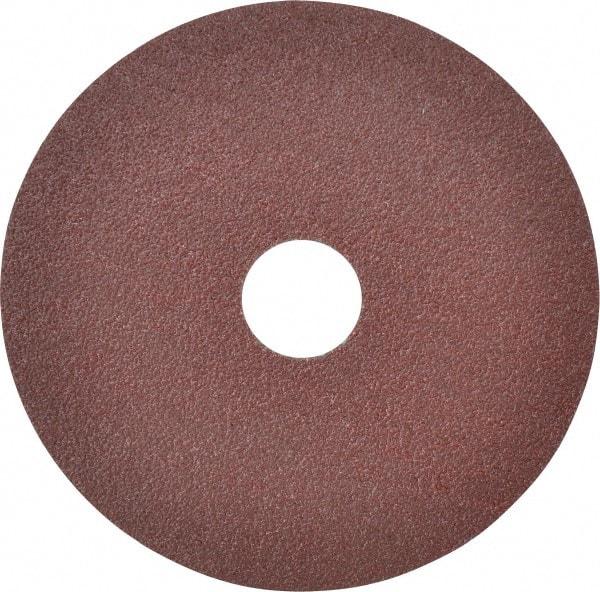 DeWALT - 4-1/2" Diam 7/8" Hole 60 Grit Fiber Disc - Aluminum Oxide, 13,300 Max RPM - Industrial Tool & Supply