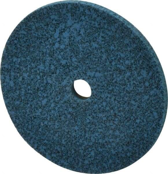 Norton - 3" Diam, 1/8" Face Width, 3/8" Center Hole, Medium Grade, Aluminum Oxide Deburring Wheel - Unitized, Medium Density 7 Grade - Industrial Tool & Supply