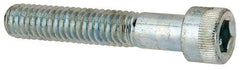 Made in USA - 5/16-18 UNC Hex Socket Drive, Socket Cap Screw - Alloy Steel, Zinc-Plated Finish, Partially Threaded, 1-3/4" Length Under Head - Industrial Tool & Supply